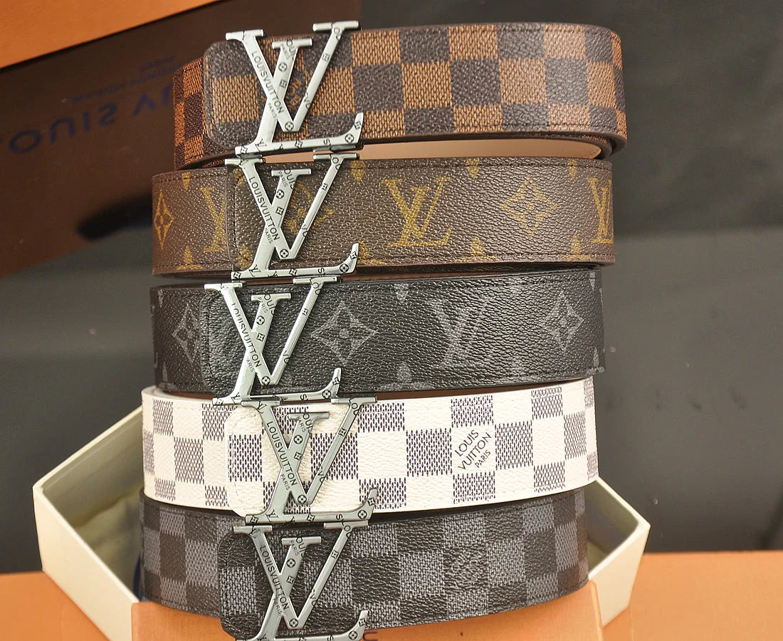 2025 5 Colors four-leaf clover pattern printed belt