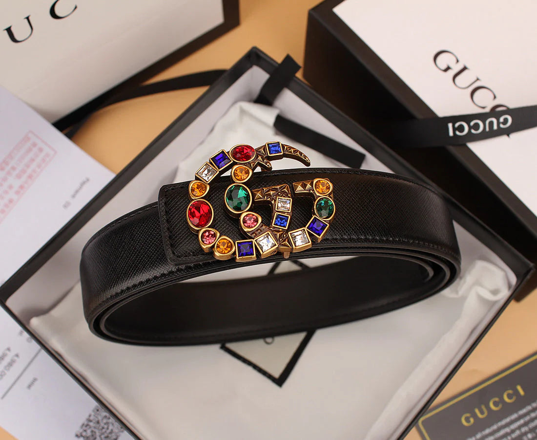 2025 2 double irregular colored diamond belts