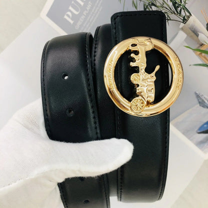 2025 3 Colors  Black Leather Belt