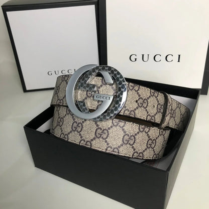 2025 3 Colors printed letter leather belt