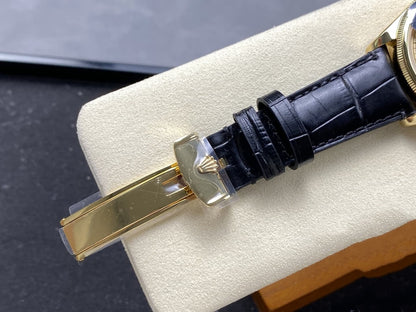 Hengdong 1908 Model M52508-0004 Leather Strap watch