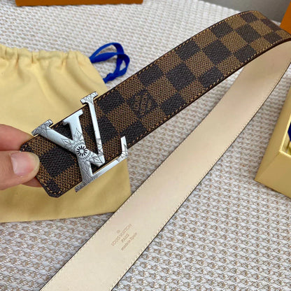 2025 Double-faced calfskin belt width 4.0