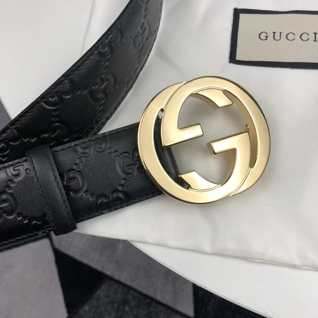 2025 Steel buckle printed belt 3.8cm
