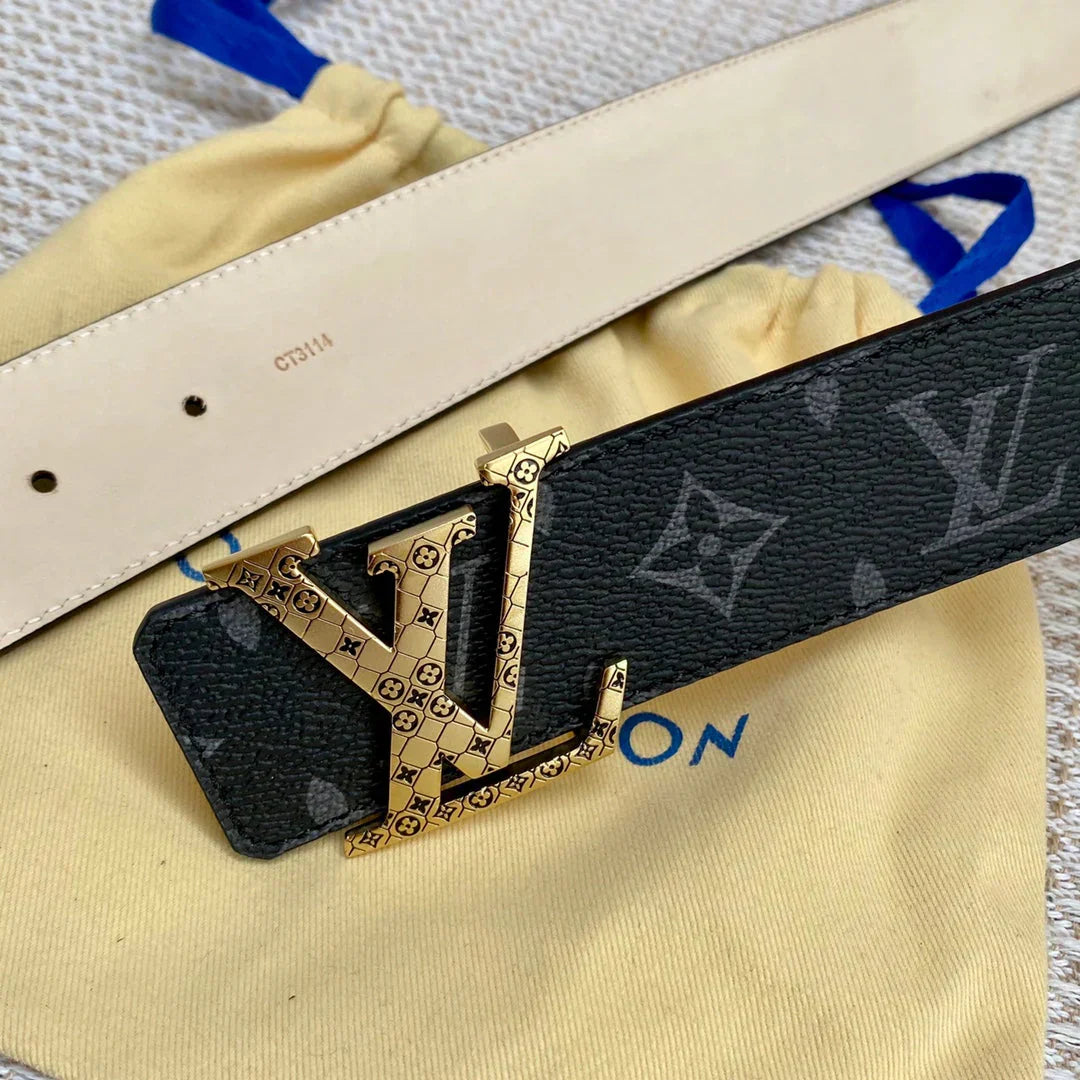 2025 Double-faced calfskin belt width 4.0