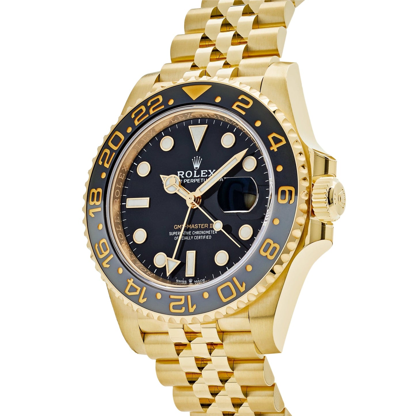 2025 Watch GMT-Master II 126718GRNR Yellow Gold Black Dial Jubilee (2024)